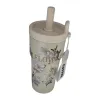 أكواب خزفية خزفية مقاوم للحرارة في شكل أزهار البيج Item Picture